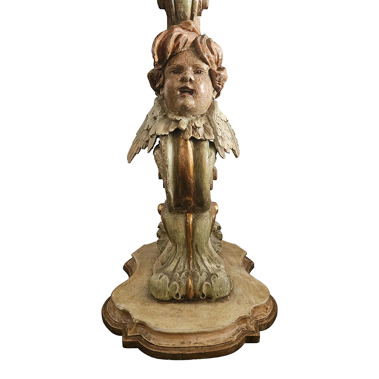 Pair of small consoles with Putti, 19th century 11