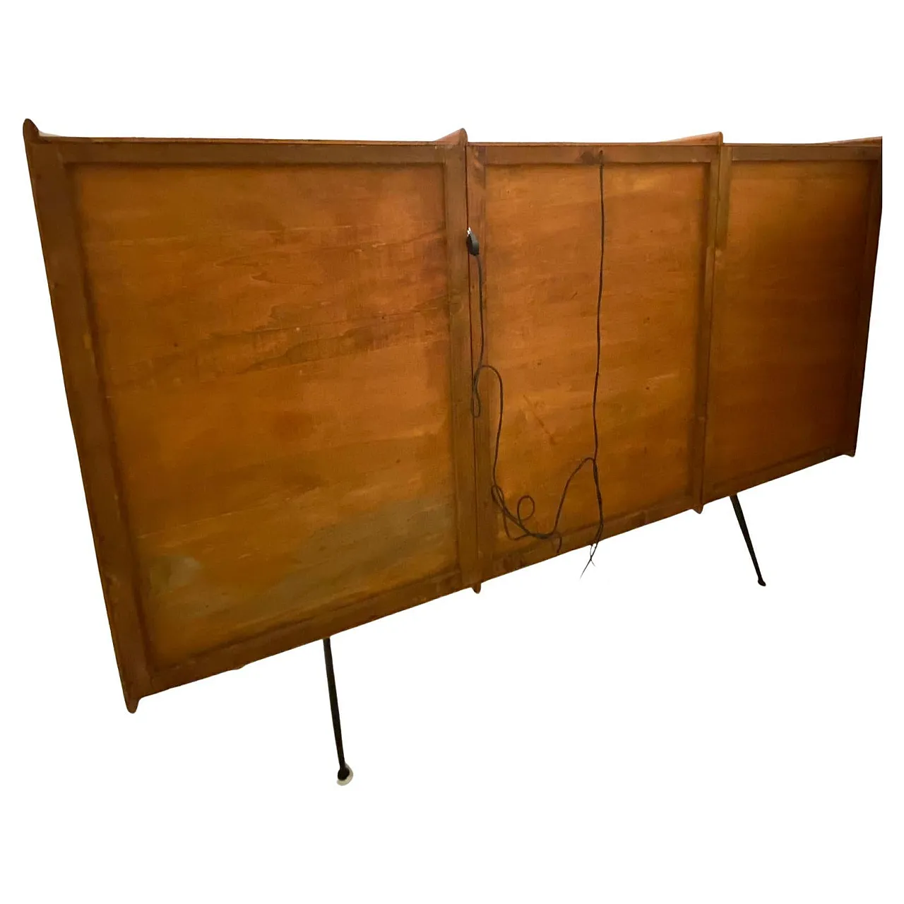 Sideboard in rosewood and marbled glass from the 1960s 14