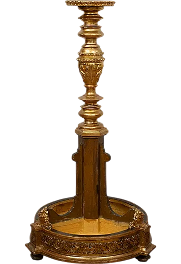 Louis Philippe Neapolitan planter in gilded and carved wood, '800