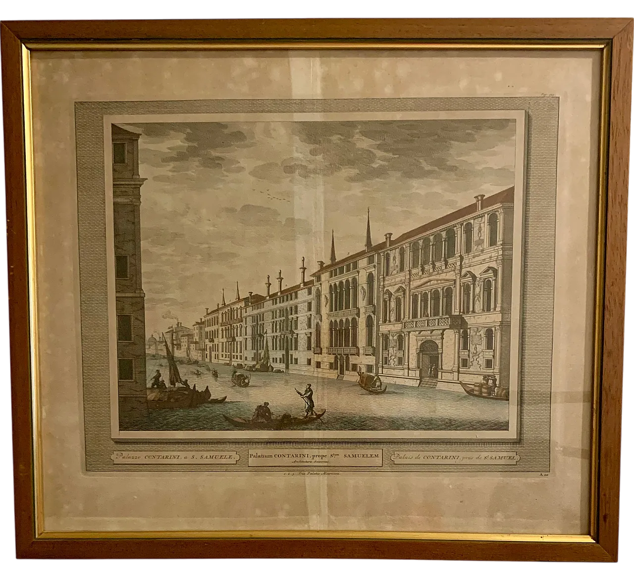 Palazzo Contarini etching and burin, 18th century 9