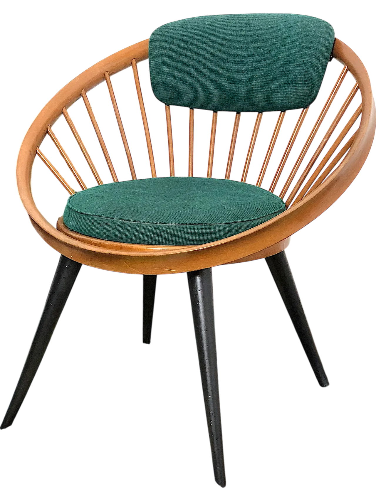 Poltrona Circle Chair By Yndve Ekstrom, Svezia, anni '50 13