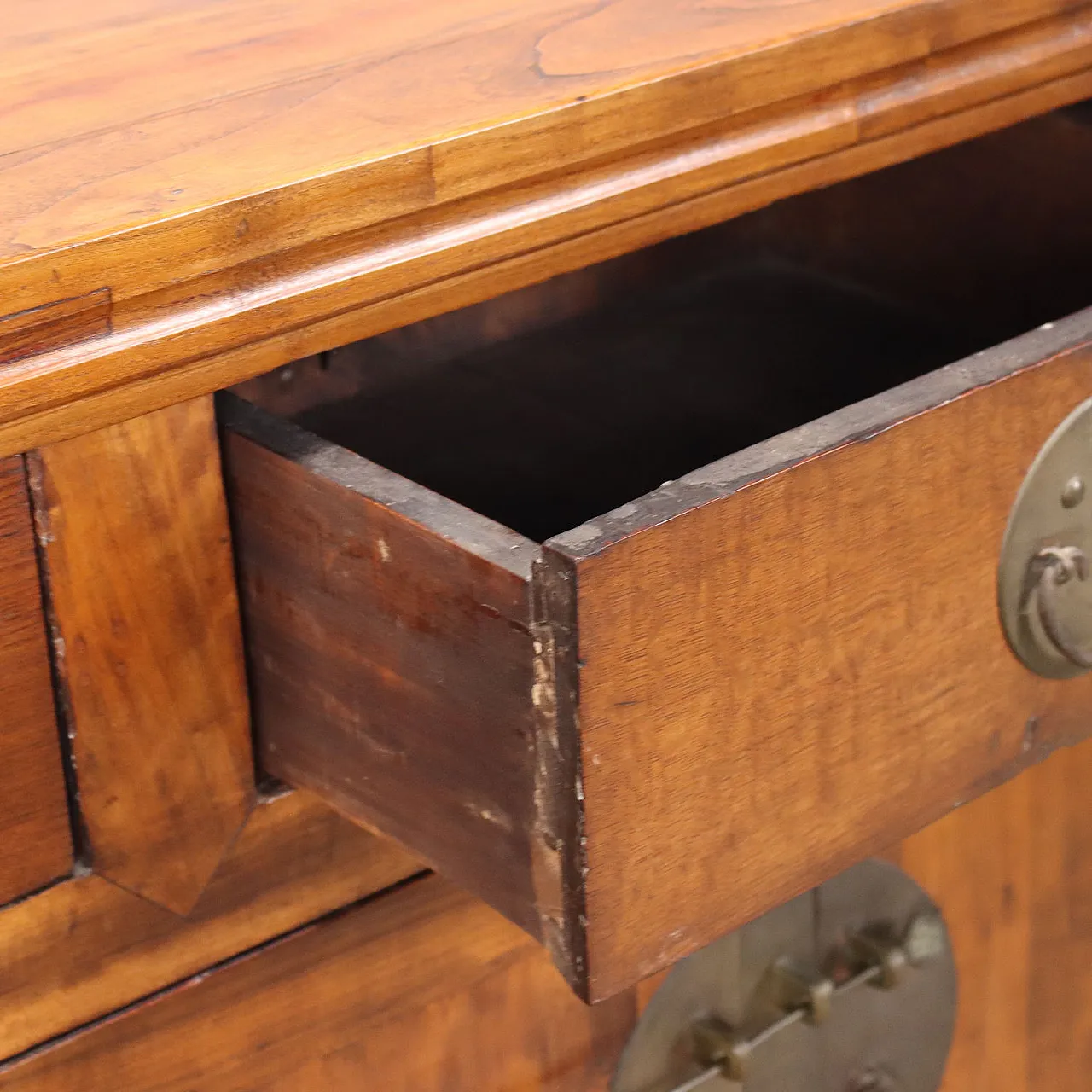 Credenza cinese in teak con ante e cassetti, '900 5