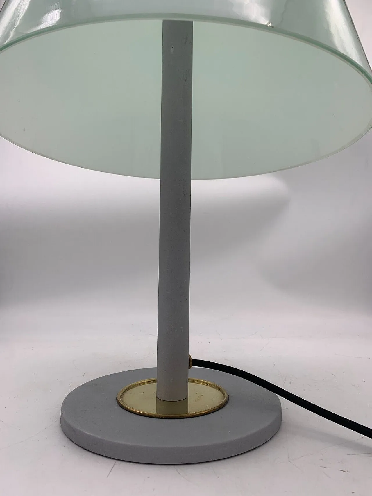 Murano glass table lamp attributed to Ghisetti, 1970s 3