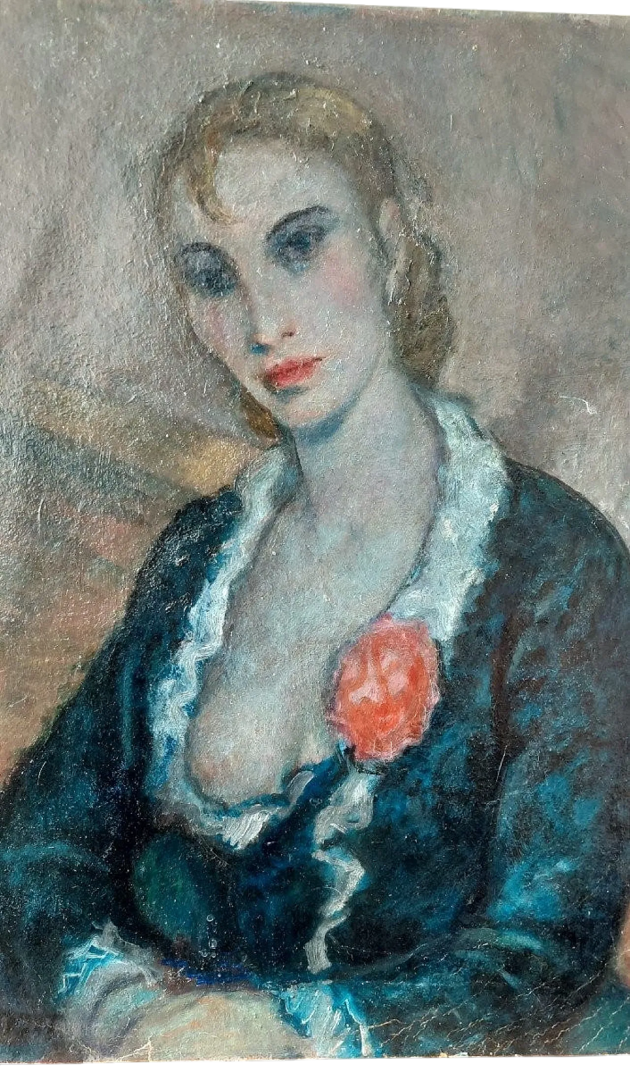 Portrait of a Woman and Pompeian Scene by G. Costetti, 20th century 13