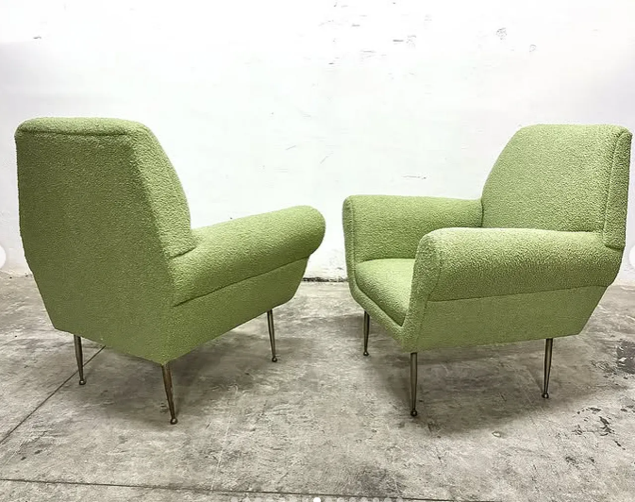 Divano con coppia di poltrone di Gigi Radice per Minotti, anni '60 5