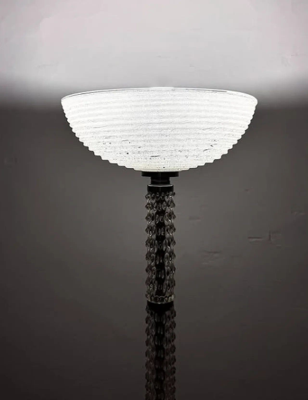 Lampada in vetro di Murano e metallo di Barovier & Toso, anni '40 5