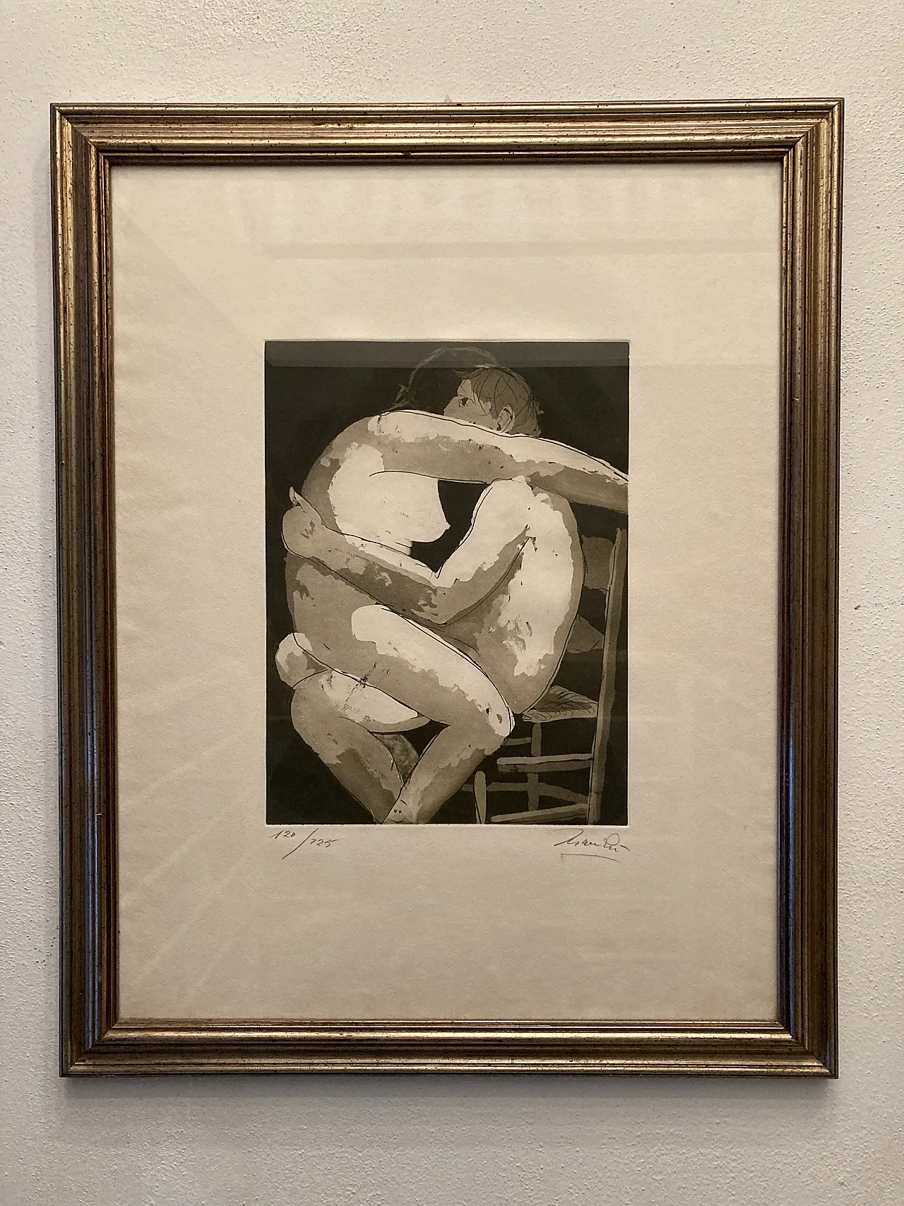 Giacomo Manzù, Lovers, signed lithograph by Touchstone Suite, 1970 2