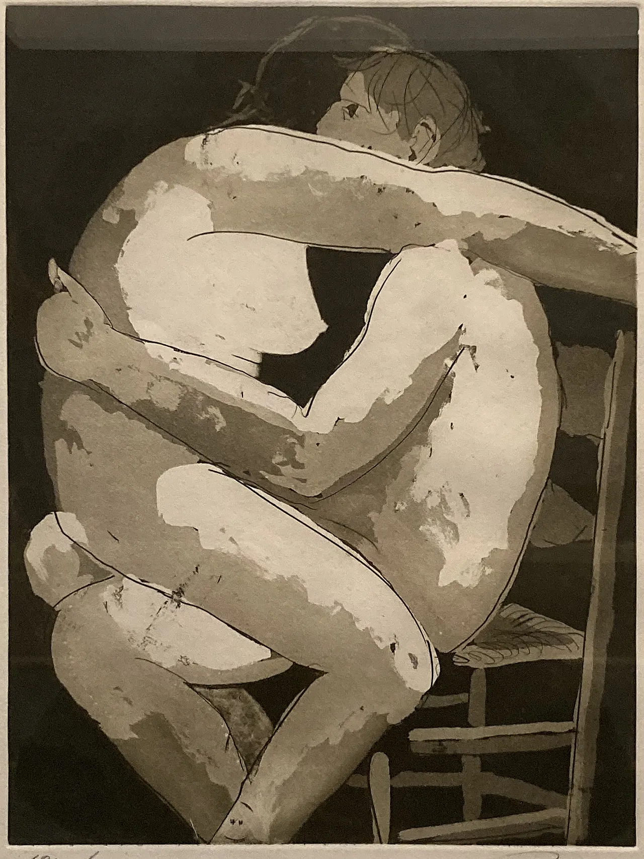 Giacomo Manzù, Lovers, signed lithograph by Touchstone Suite, 1970 3