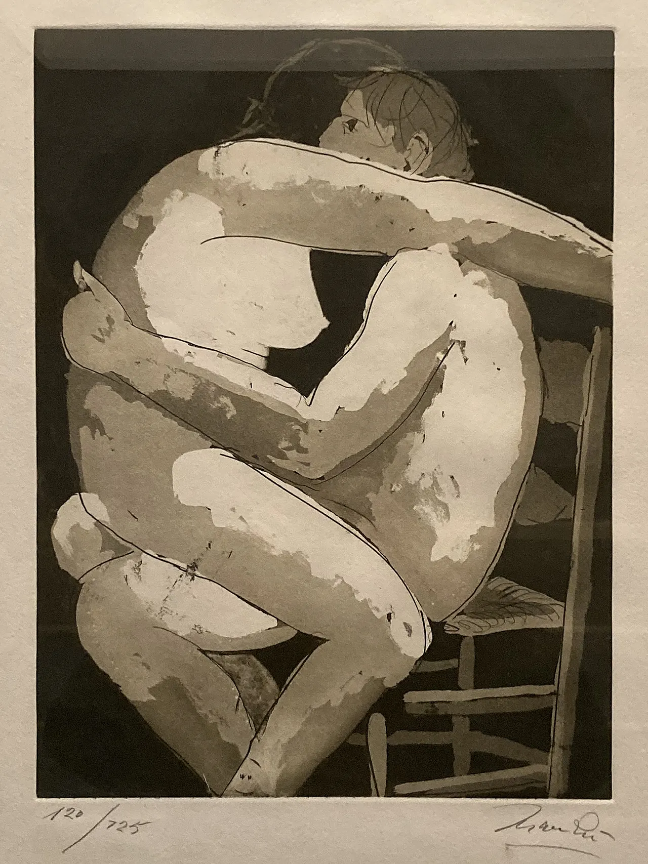 Giacomo Manzù, Lovers, signed lithograph by Touchstone Suite, 1970 4