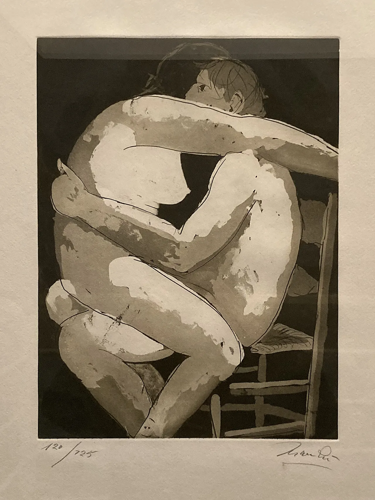 Giacomo Manzù, Lovers, signed lithograph by Touchstone Suite, 1970 5