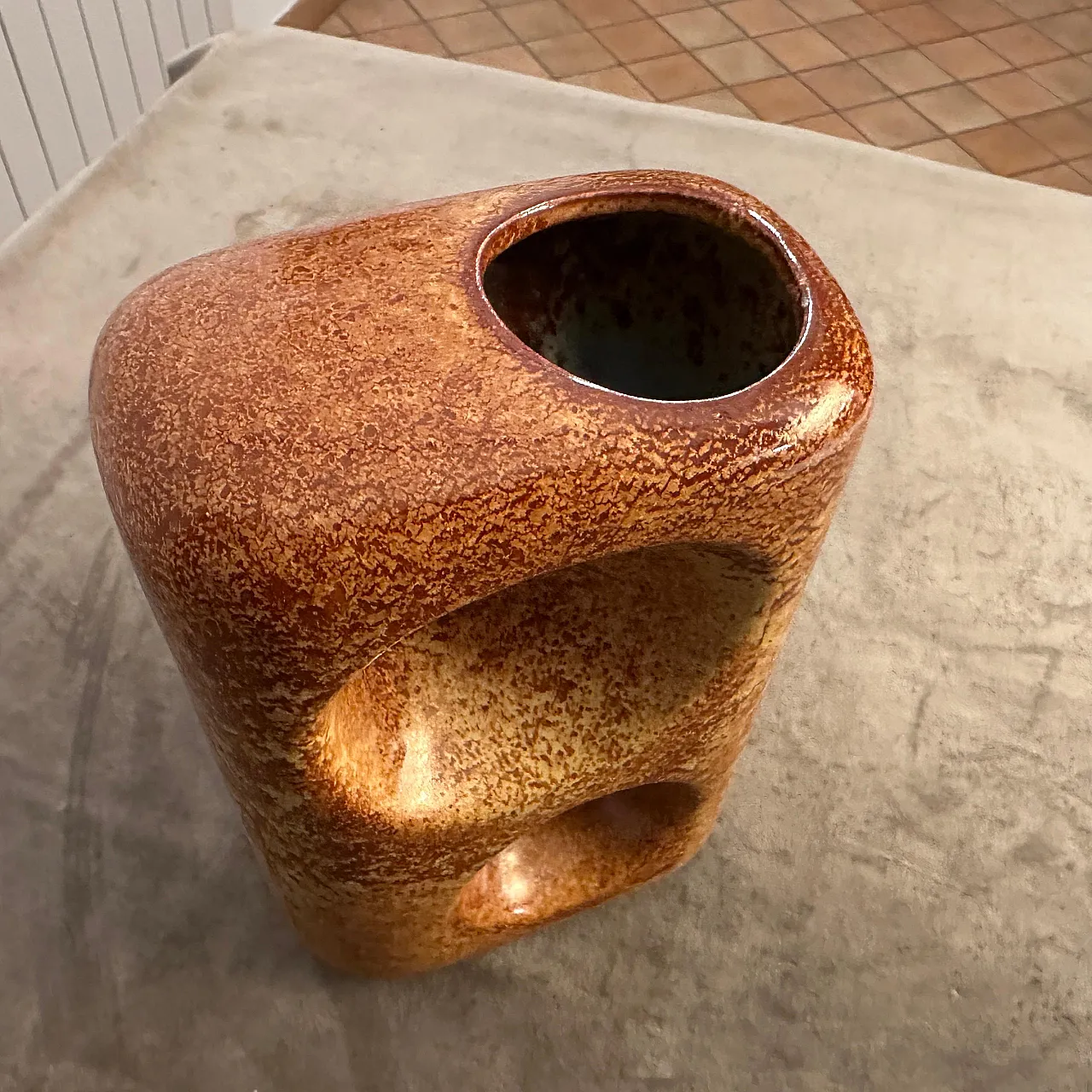 Modernist ceramic vase by Bertoncello, 1970s 3