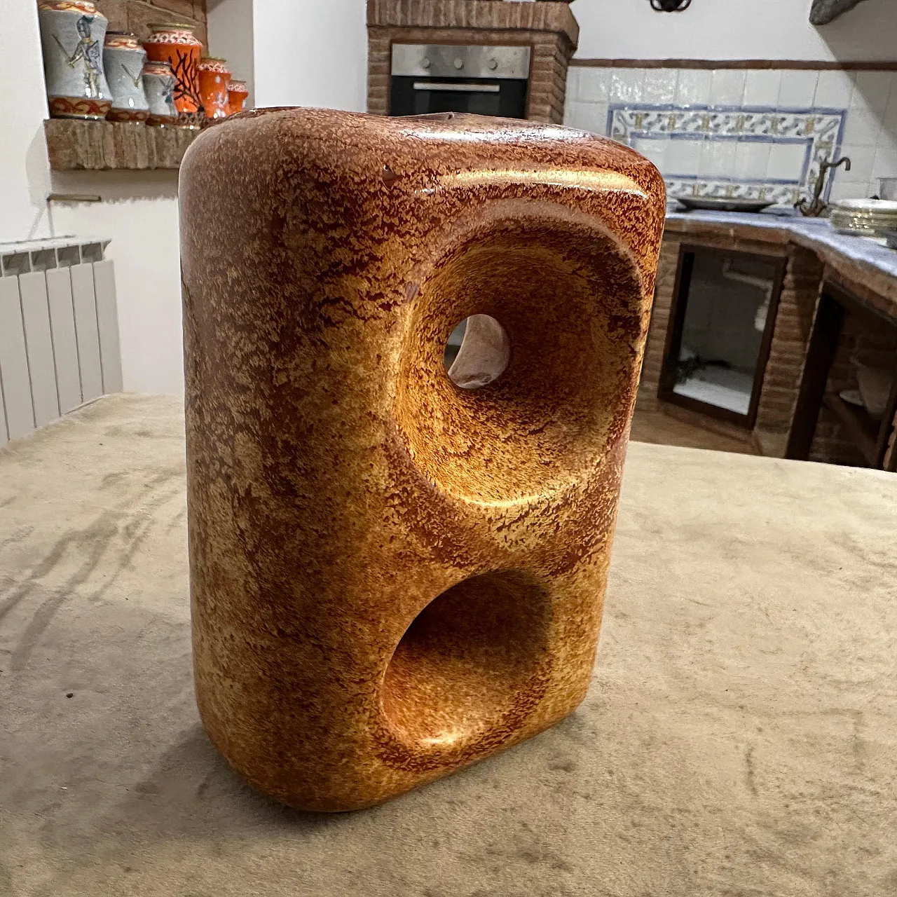 Modernist ceramic vase by Bertoncello, 1970s 5