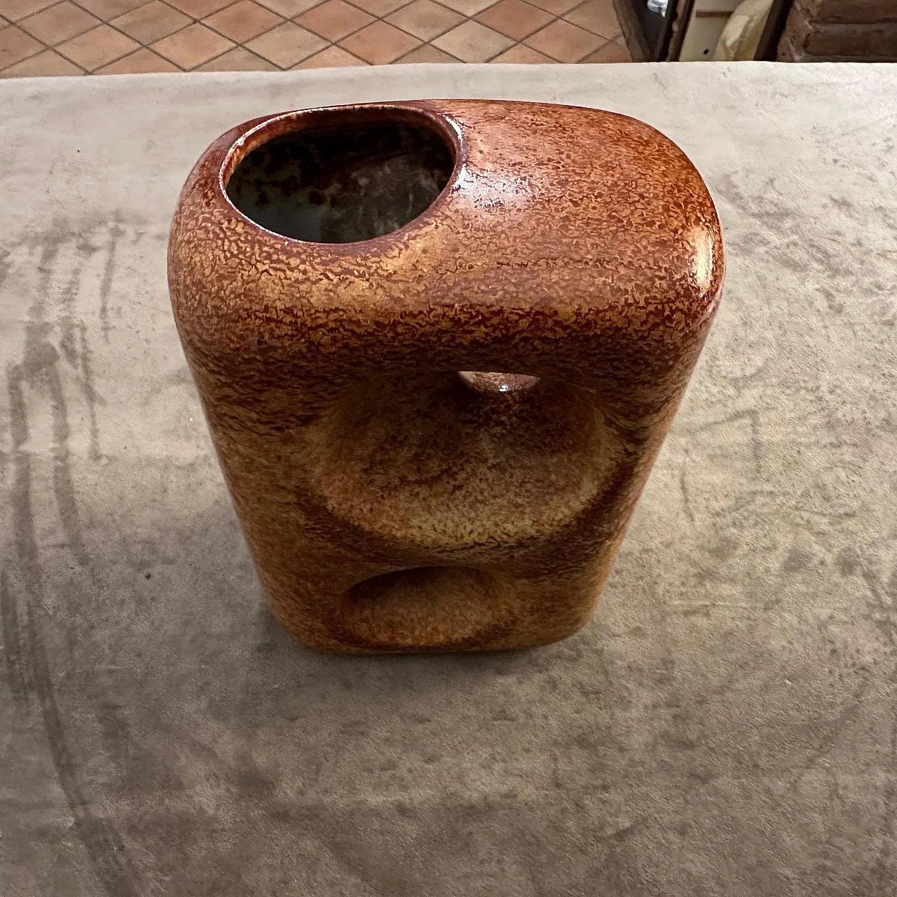 Modernist ceramic vase by Bertoncello, 1970s 8