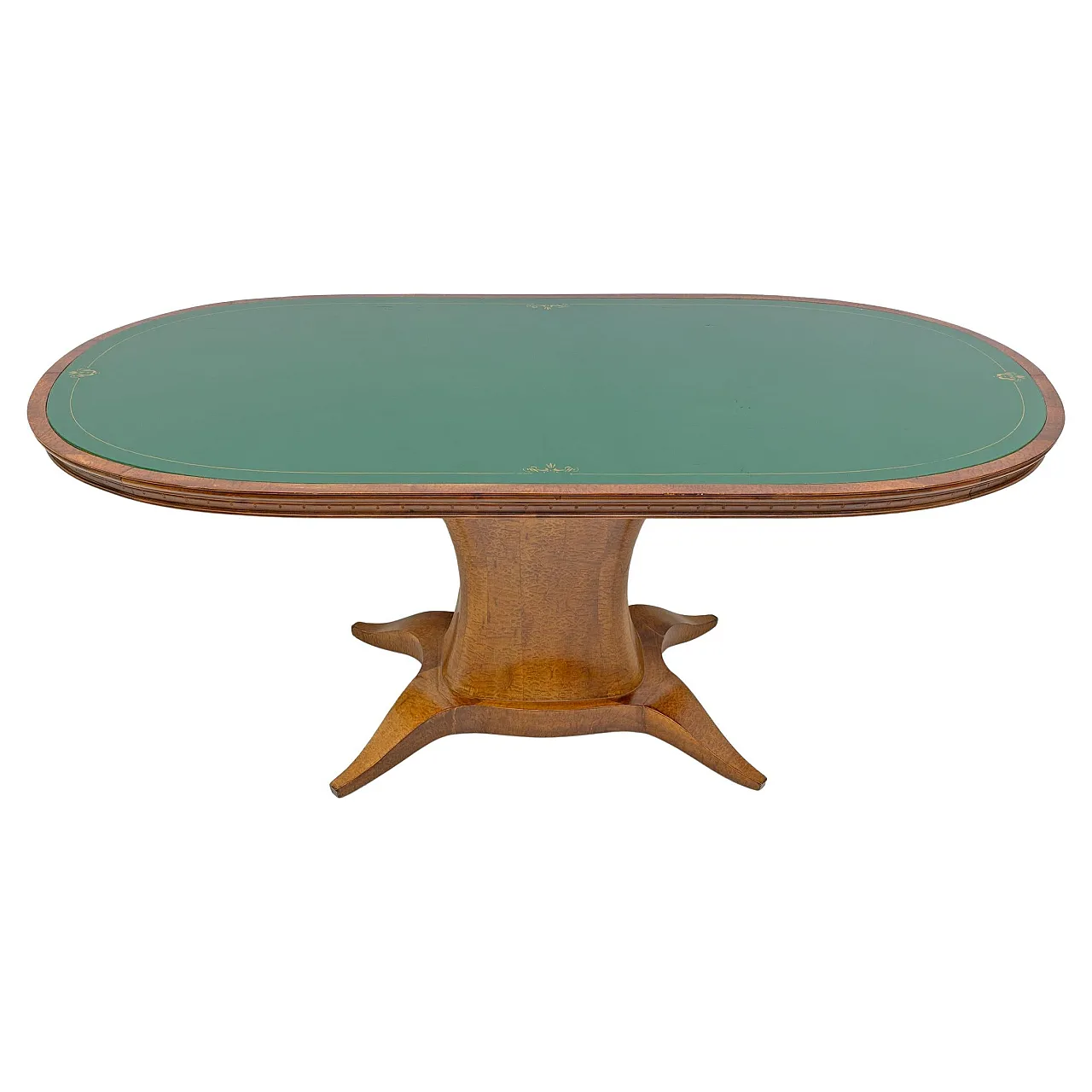 Mid-century Modern elm root oval dining table, 1950s 1