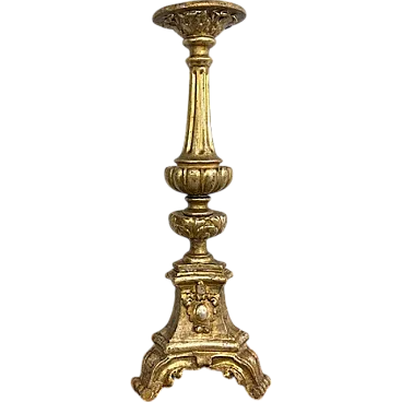 Candelabro porta cero doratura a mecca, Luigi XVI, 1770