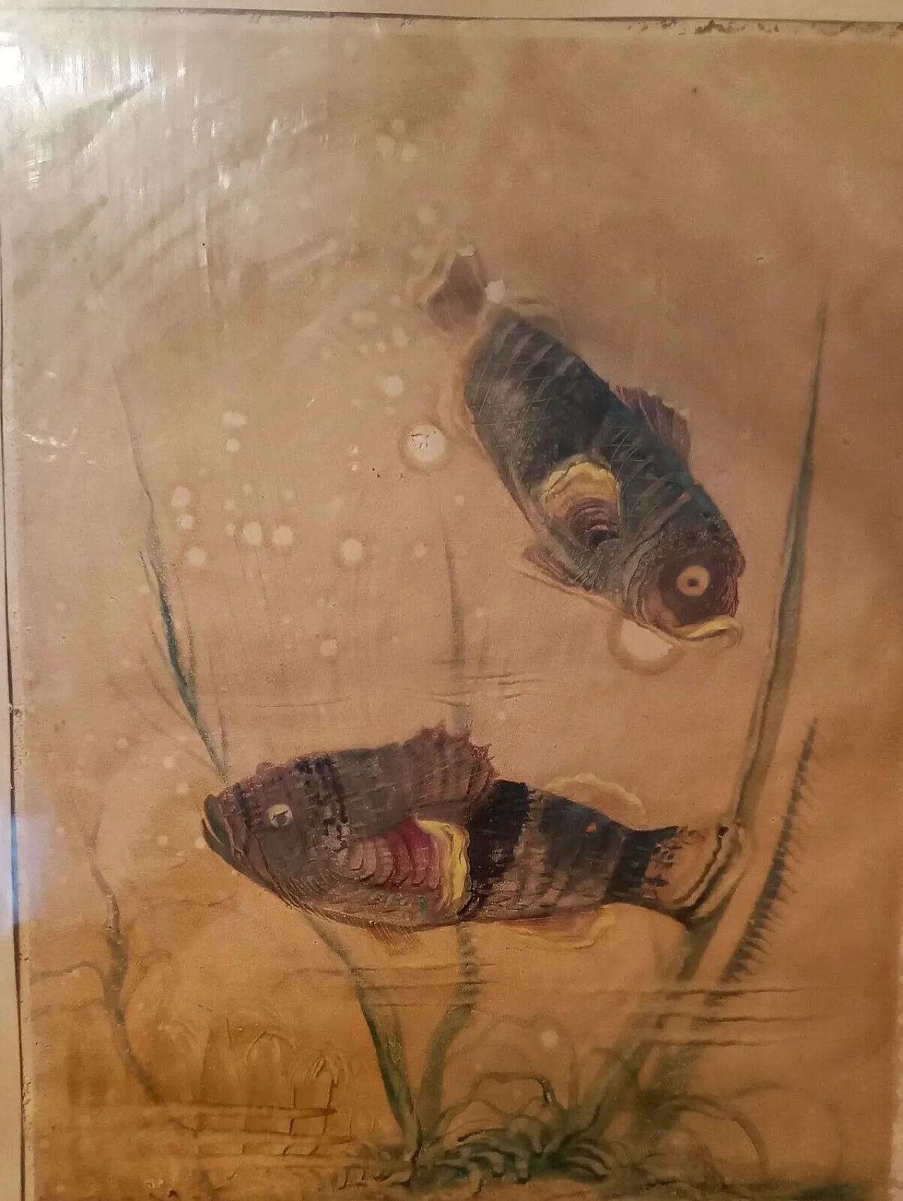 Fish by Silvio Polloni, mixed media on paper, 1920s 4