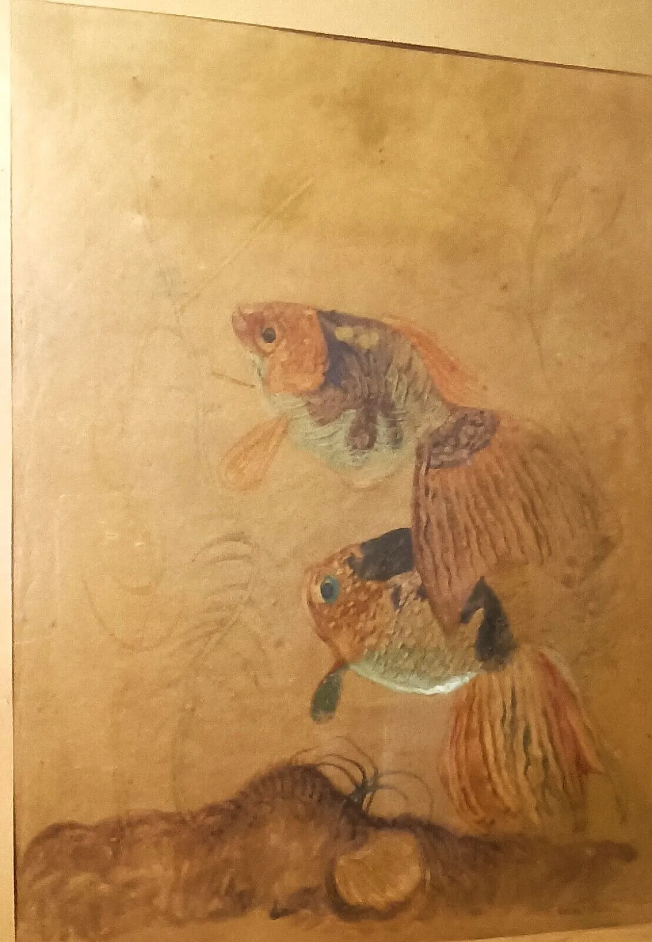 Fish by Silvio Polloni, mixed media on paper, 1920s 3