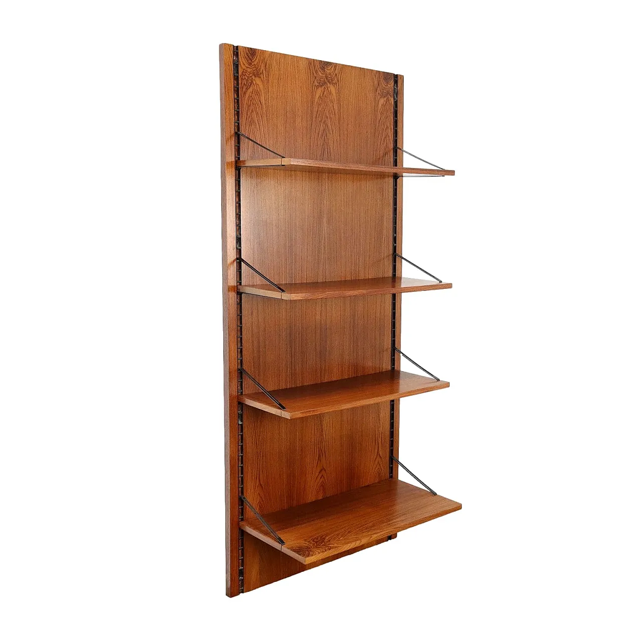 Bookcase exotic wood veneer, 60s 1