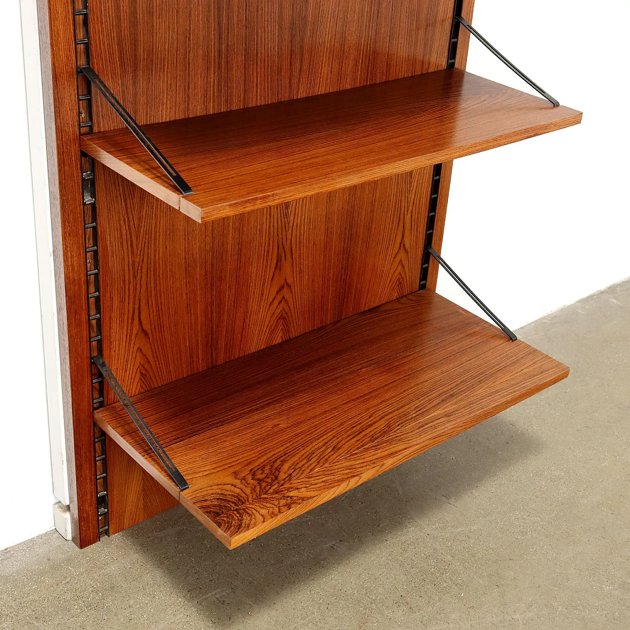 Bookcase exotic wood veneer, 60s 5