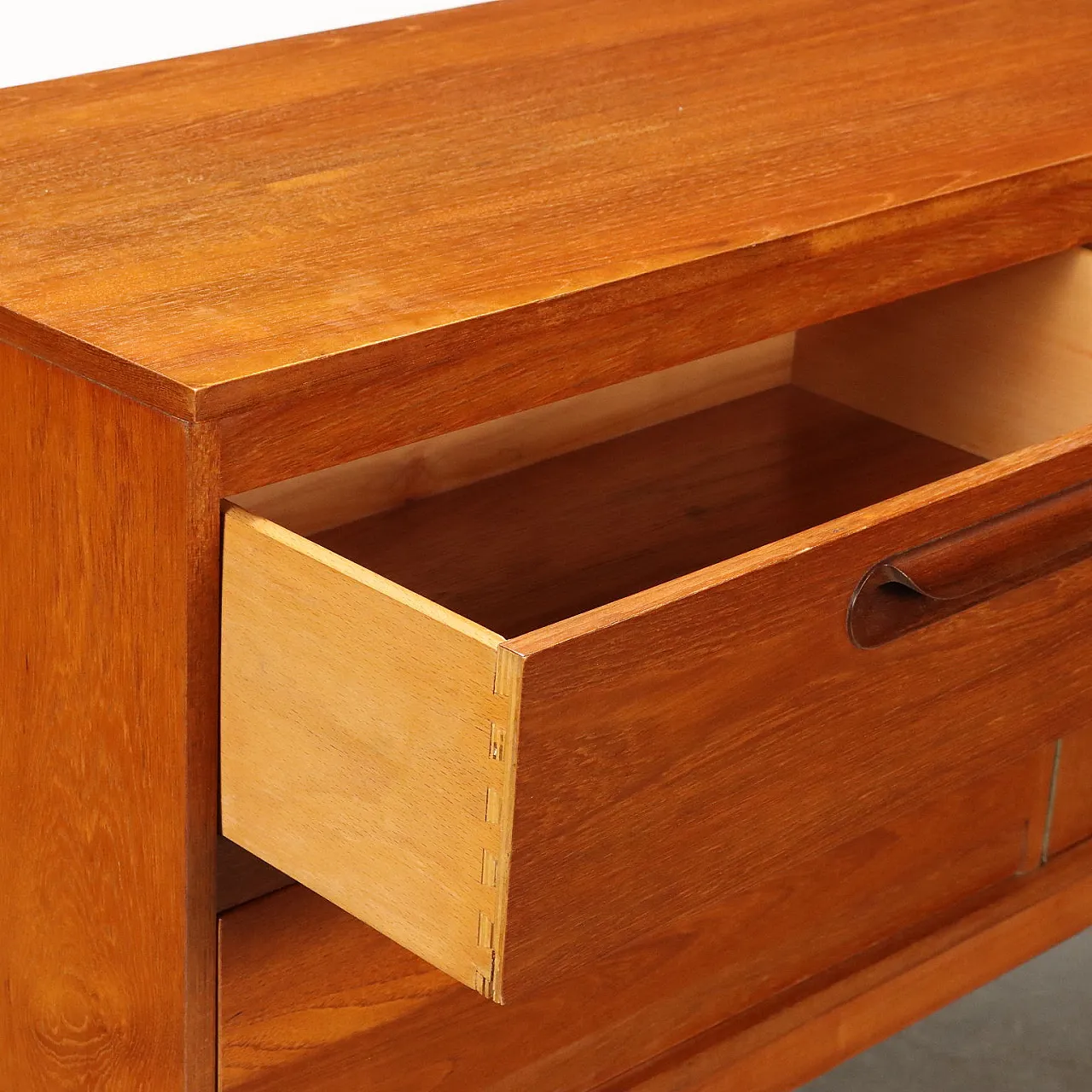 Credenza in teak impiallacciato, anni '60 4