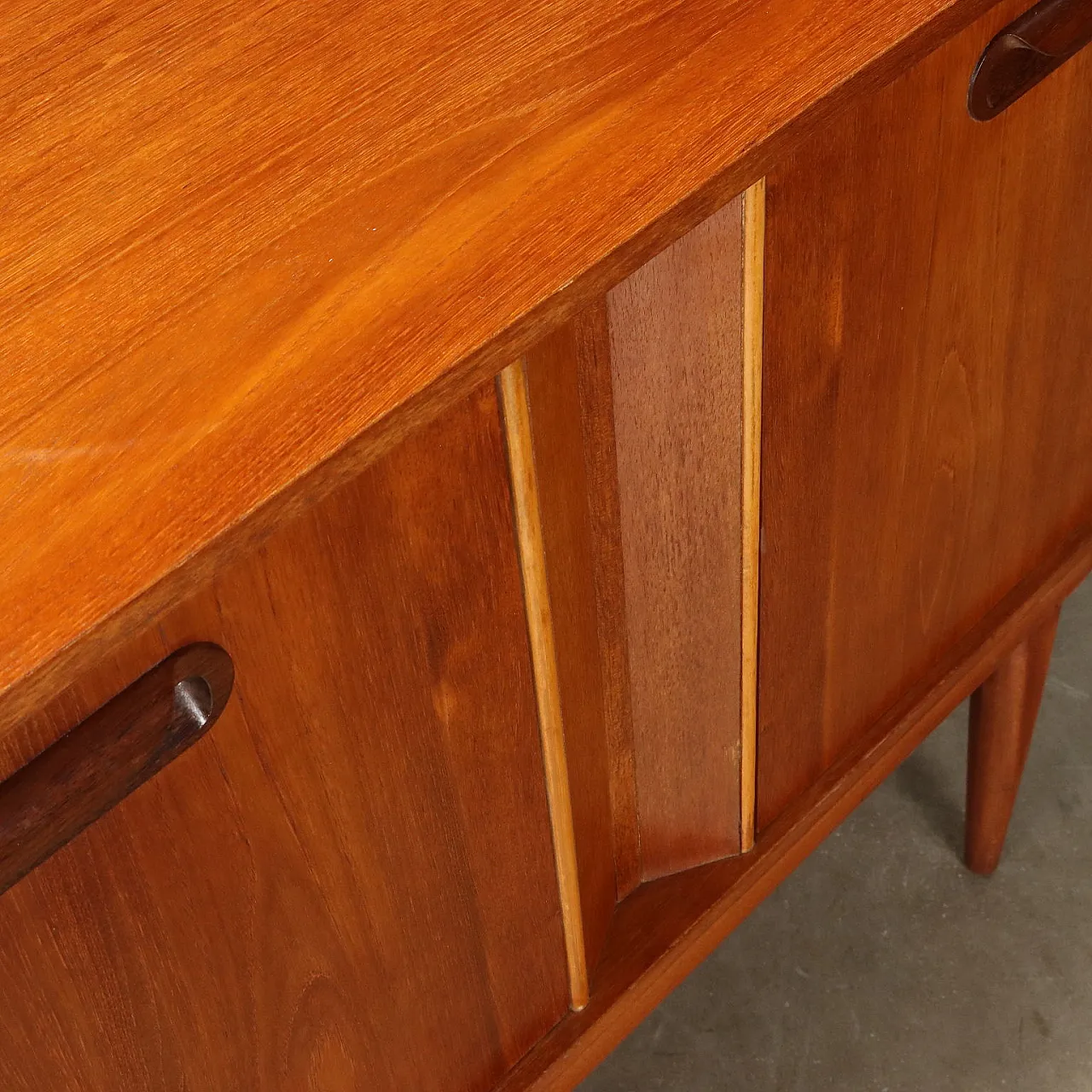 Credenza in teak impiallacciato, anni '60 5