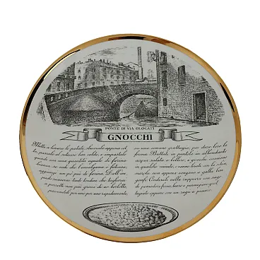 Specialità Milanesi plate by Piero Fornasetti, 1960s