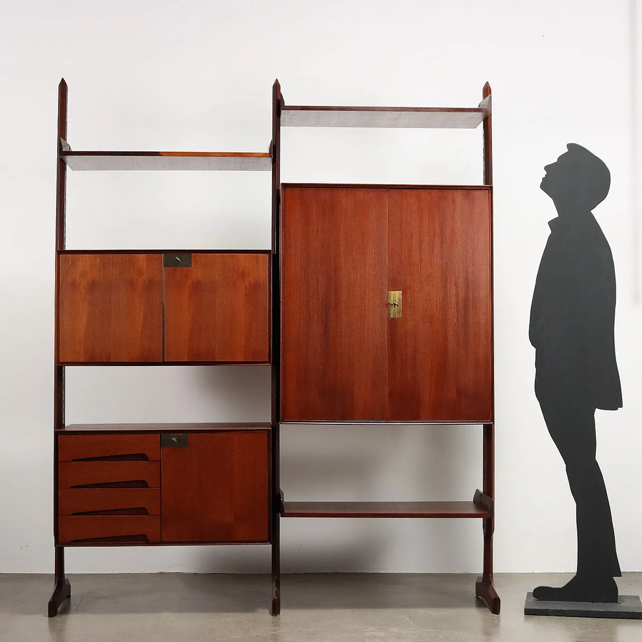 Bookcase by Edmondo Palutari for Dassi, 60s 2