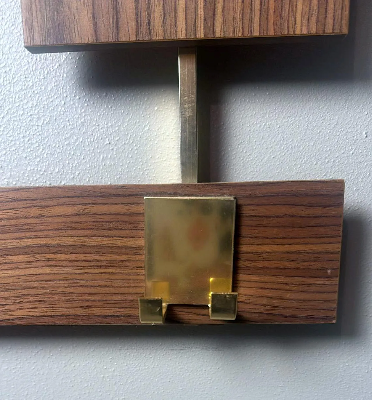 Medieval teak and brass wall-hanging, 1970s 15