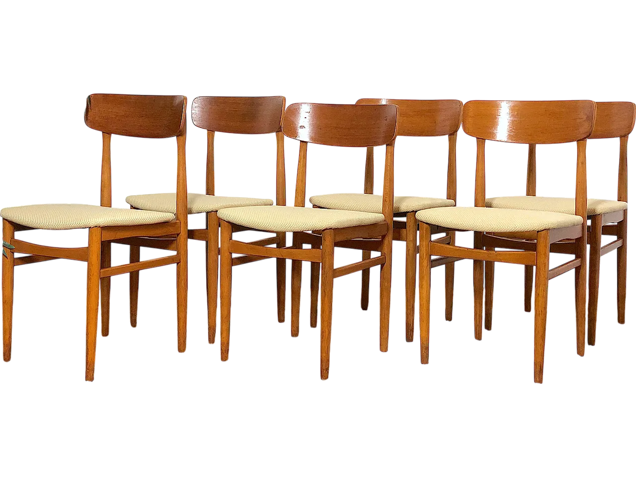 6 Mid Century chairs, 60s 17