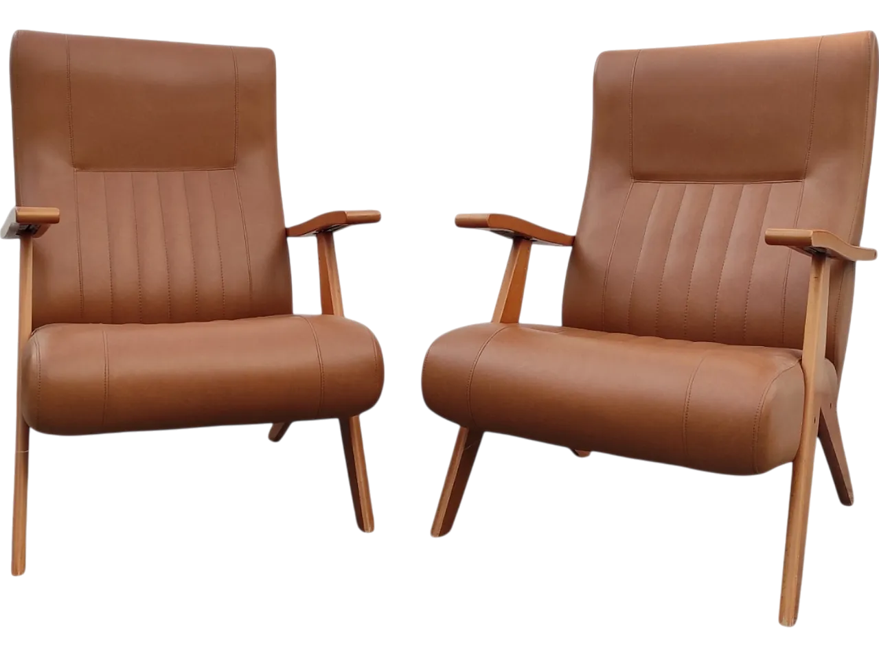 Recliners, Italy, 1960s, set of 2 10