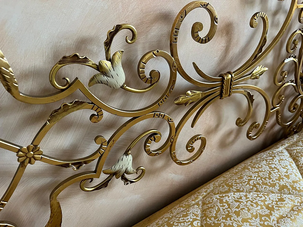 Headboard wrought iron, 80s 6