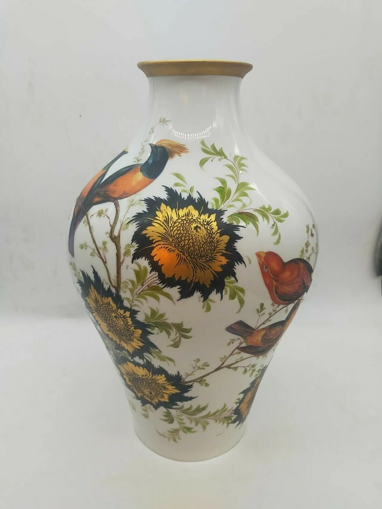 Decorated ceramic vase by Peccioli, 1950s 2