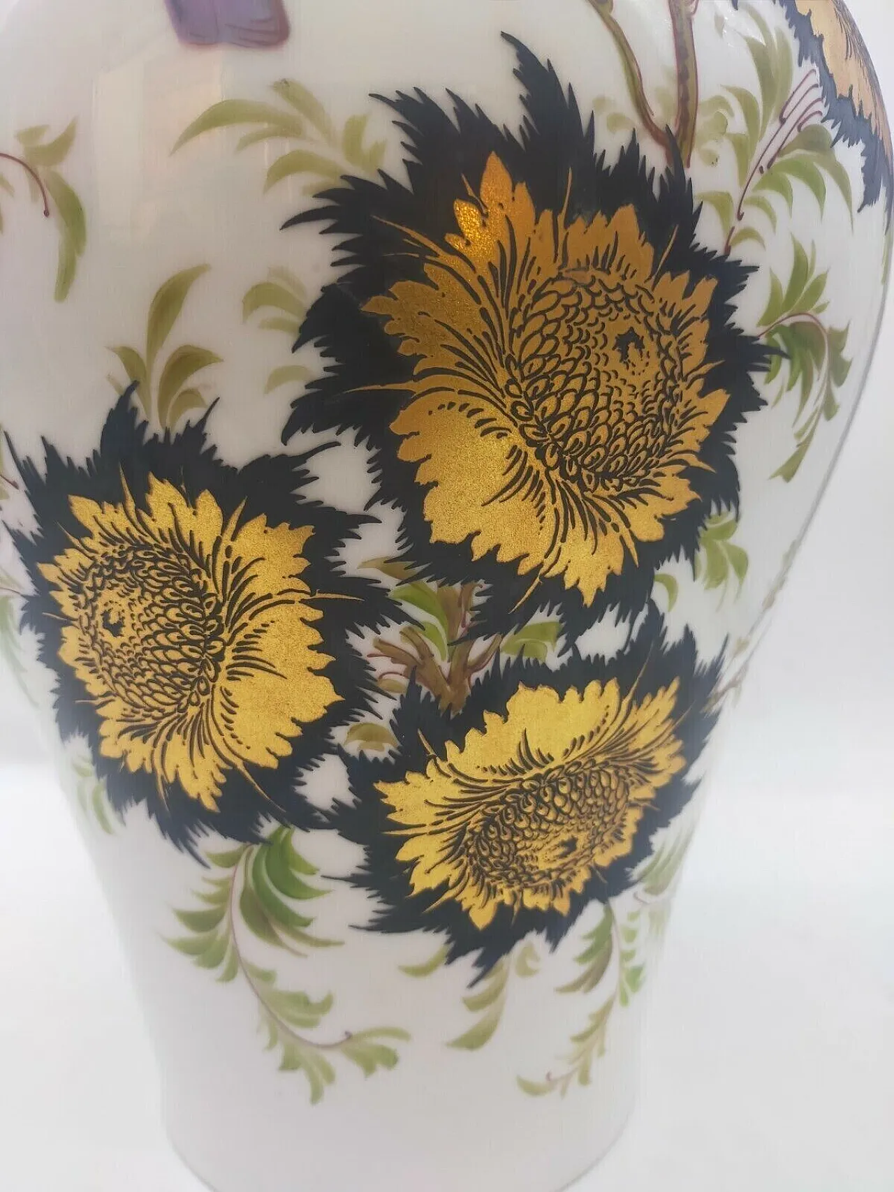 Decorated ceramic vase by Peccioli, 1950s 9