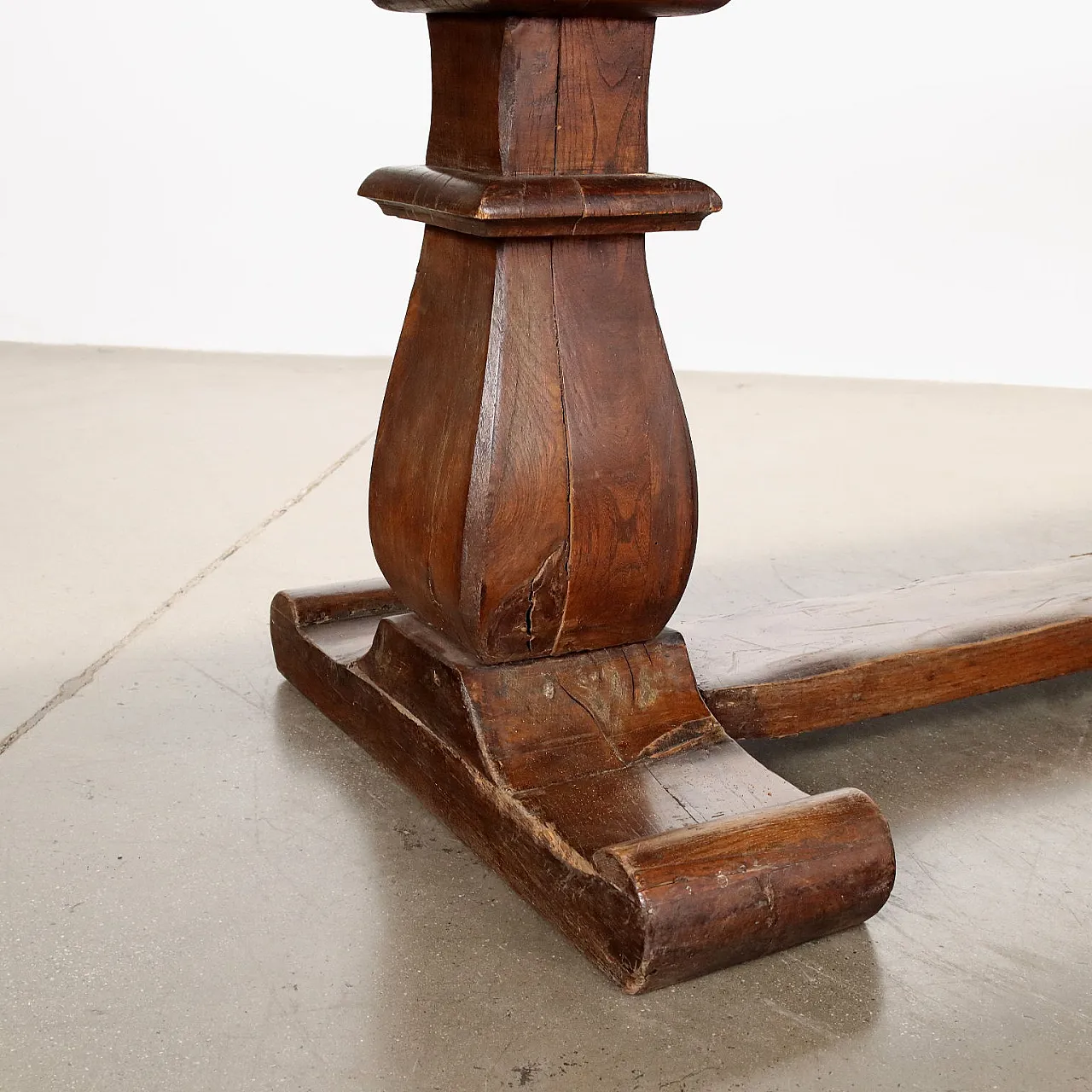 Chestnut table, 20th century 5