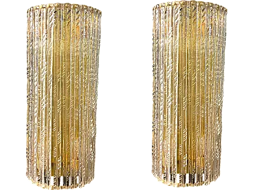 Pair of  Murano glass sconces, 1980s