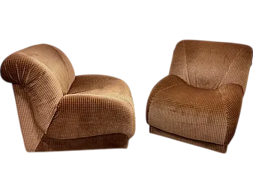 Pair of Doimo armchairs, 1970s