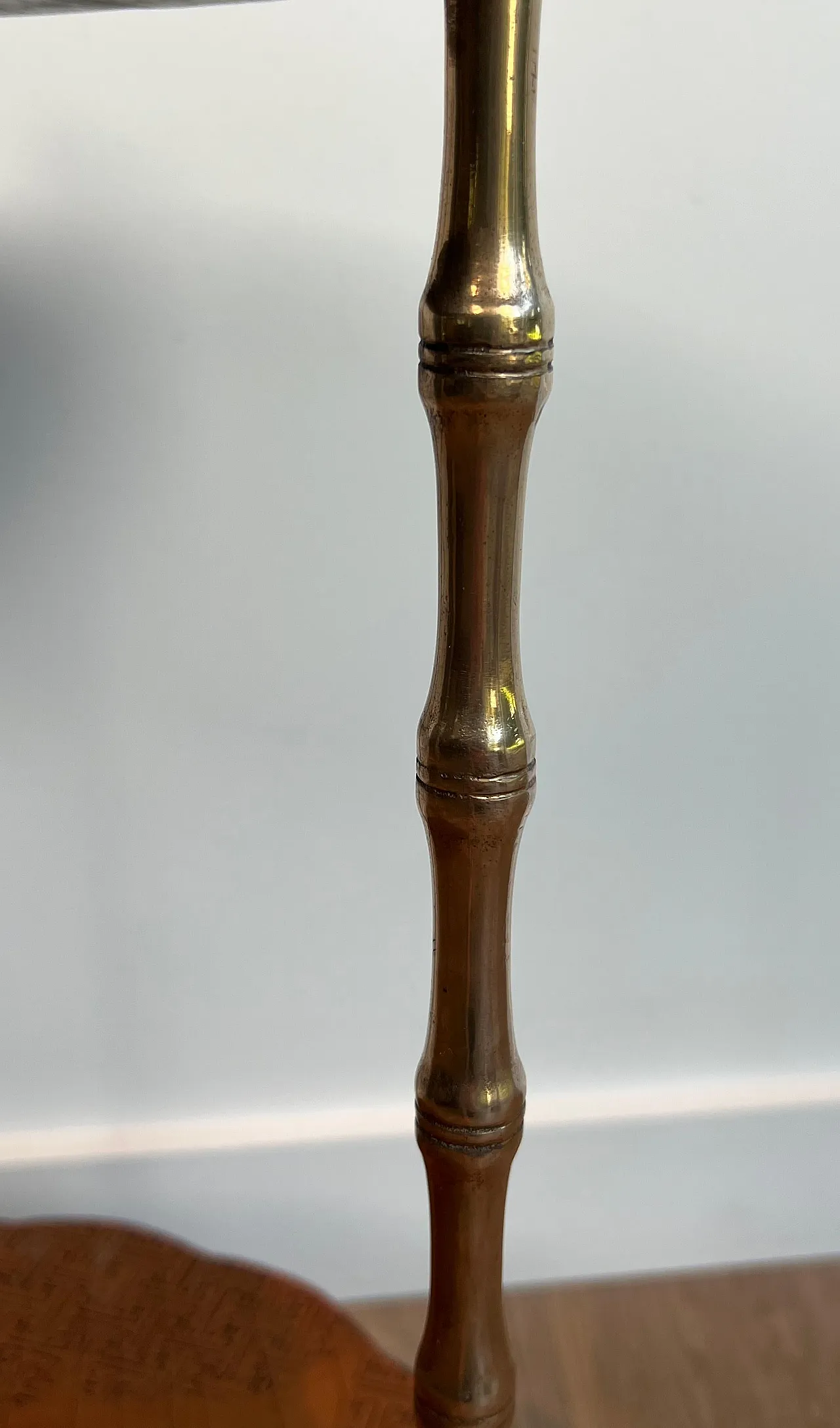 Lacquered faux bamboo and bronze Gueridon, 1940s 17