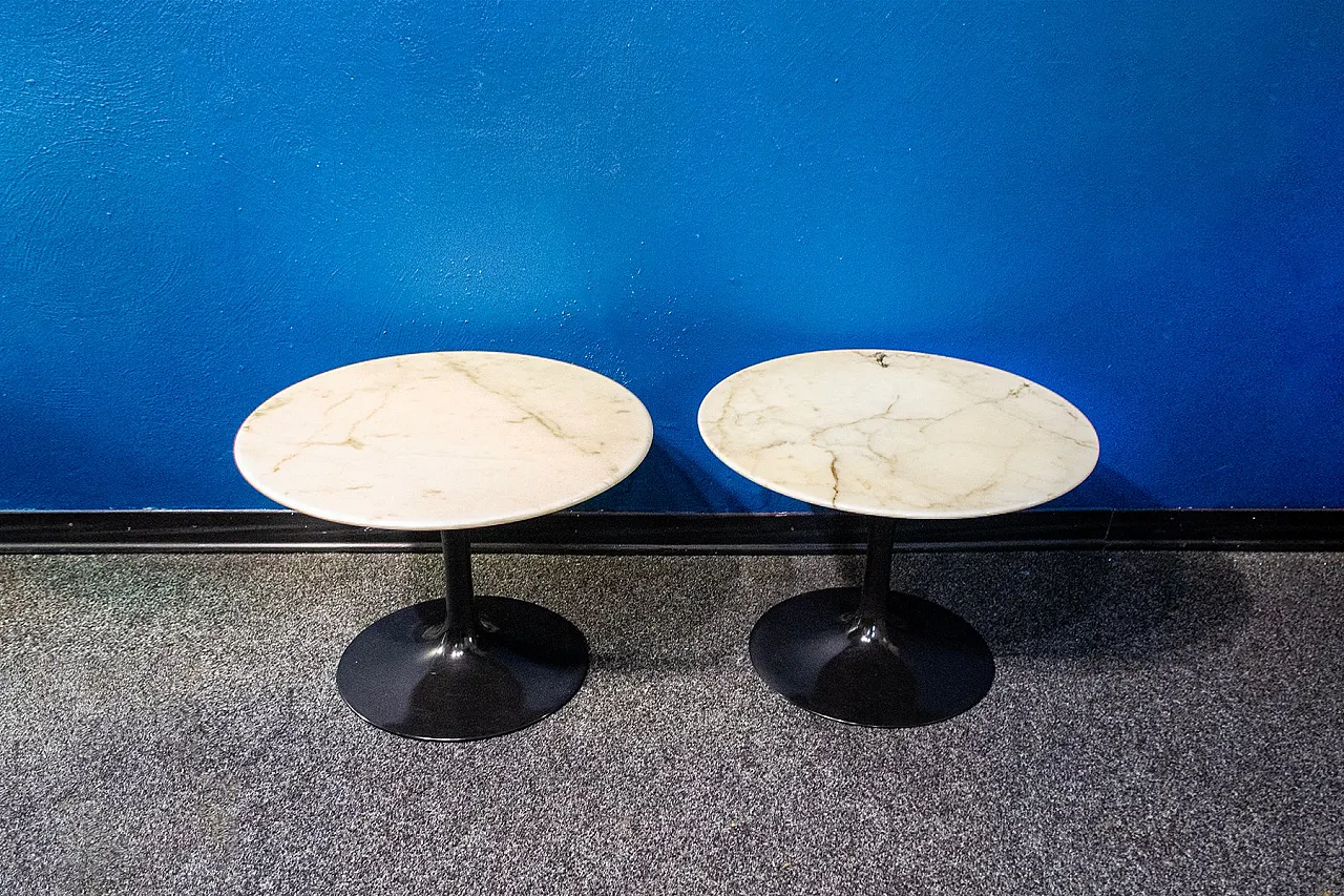 Tulip coffee tables by E. Saarinen for Knoll International, 1980s 2