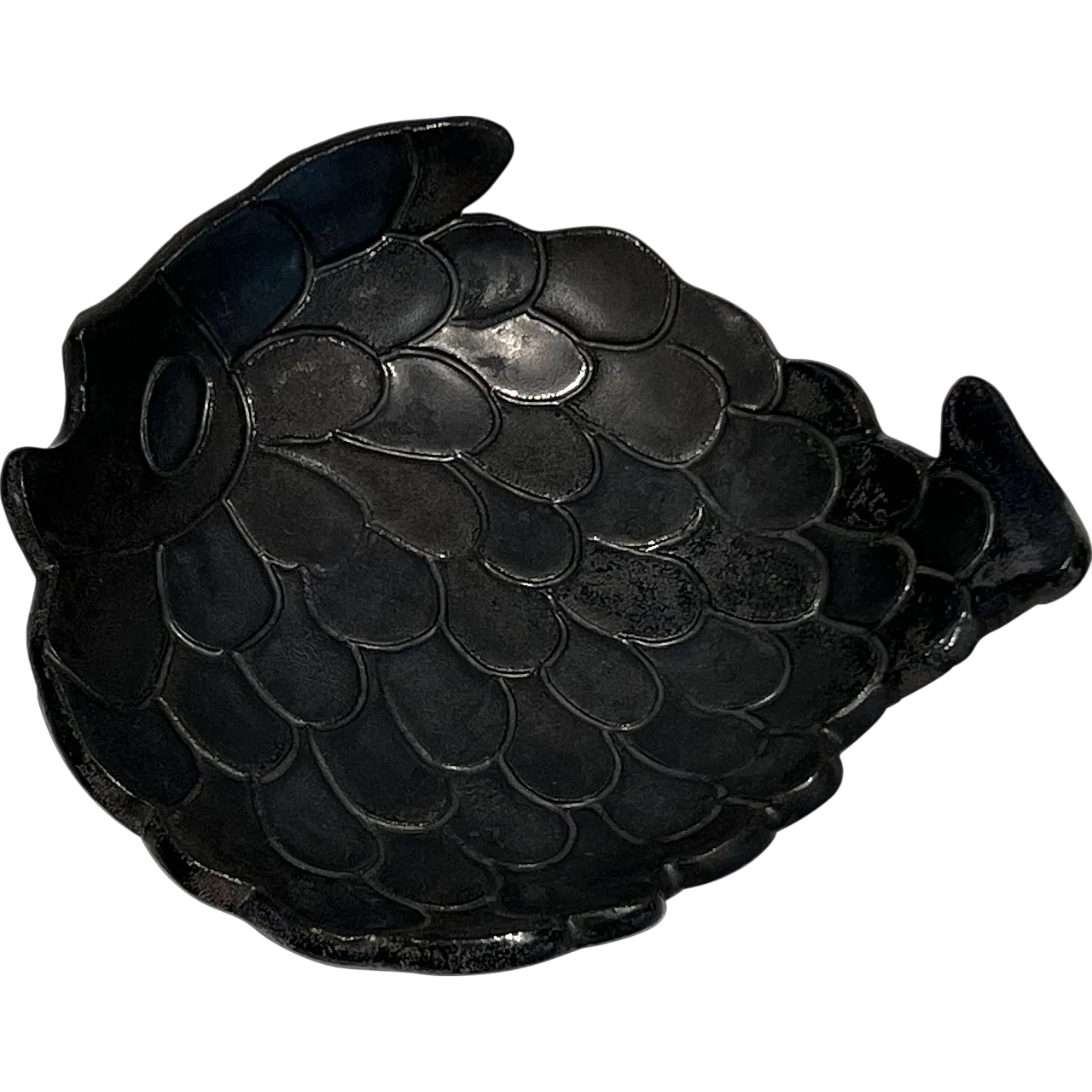 Ceramic vide-poche representing a fish, 1970s 9