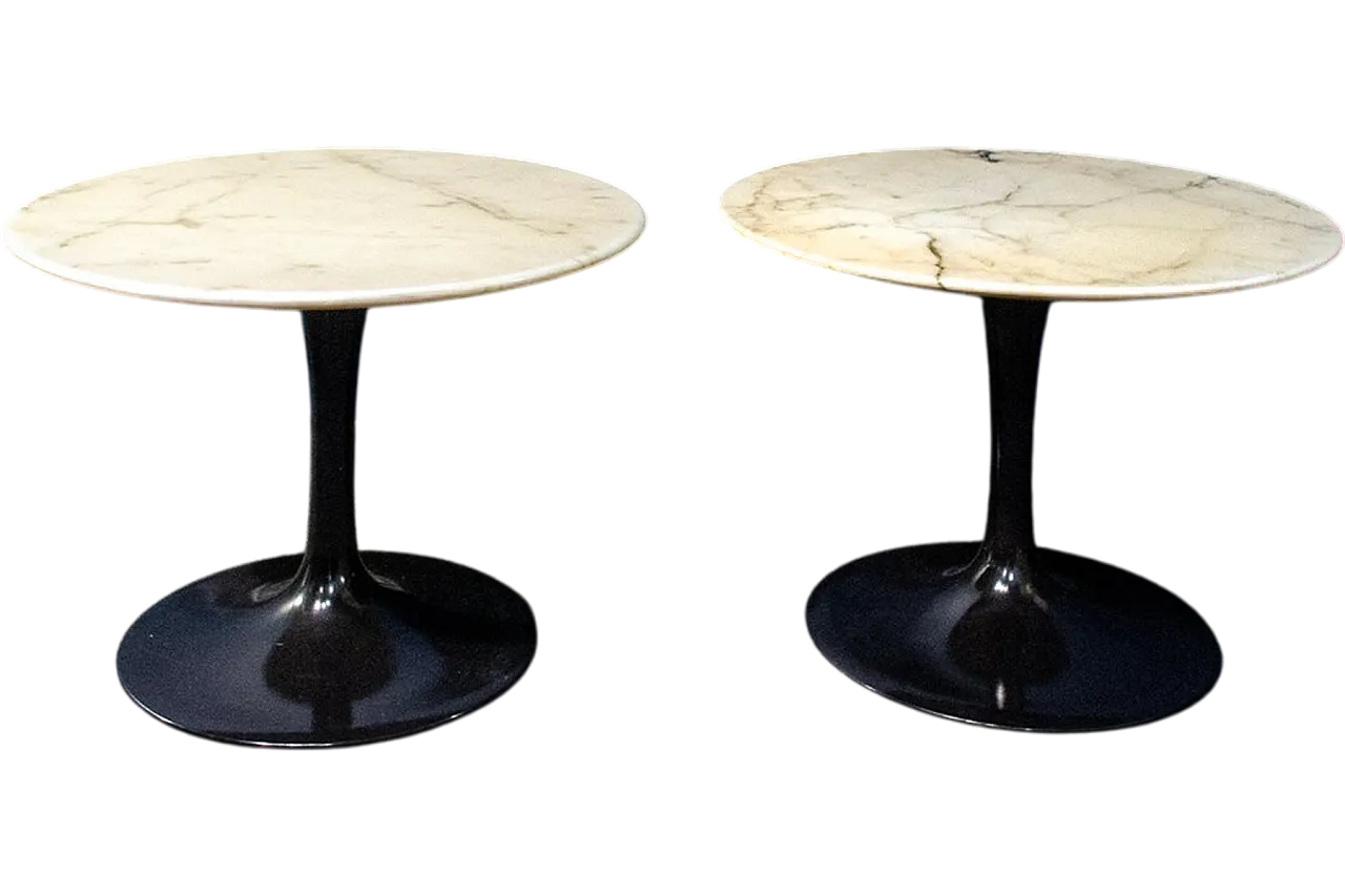 Tulip coffee tables by E. Saarinen for Knoll International, 1980s 5