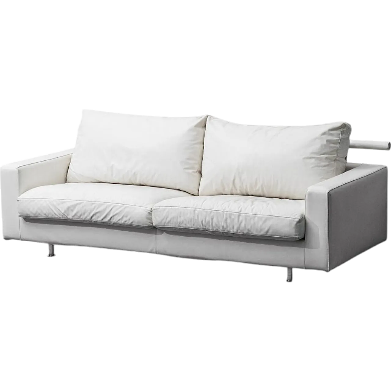 3-seater flexform leather sofa, Patrick model, 2000s 15