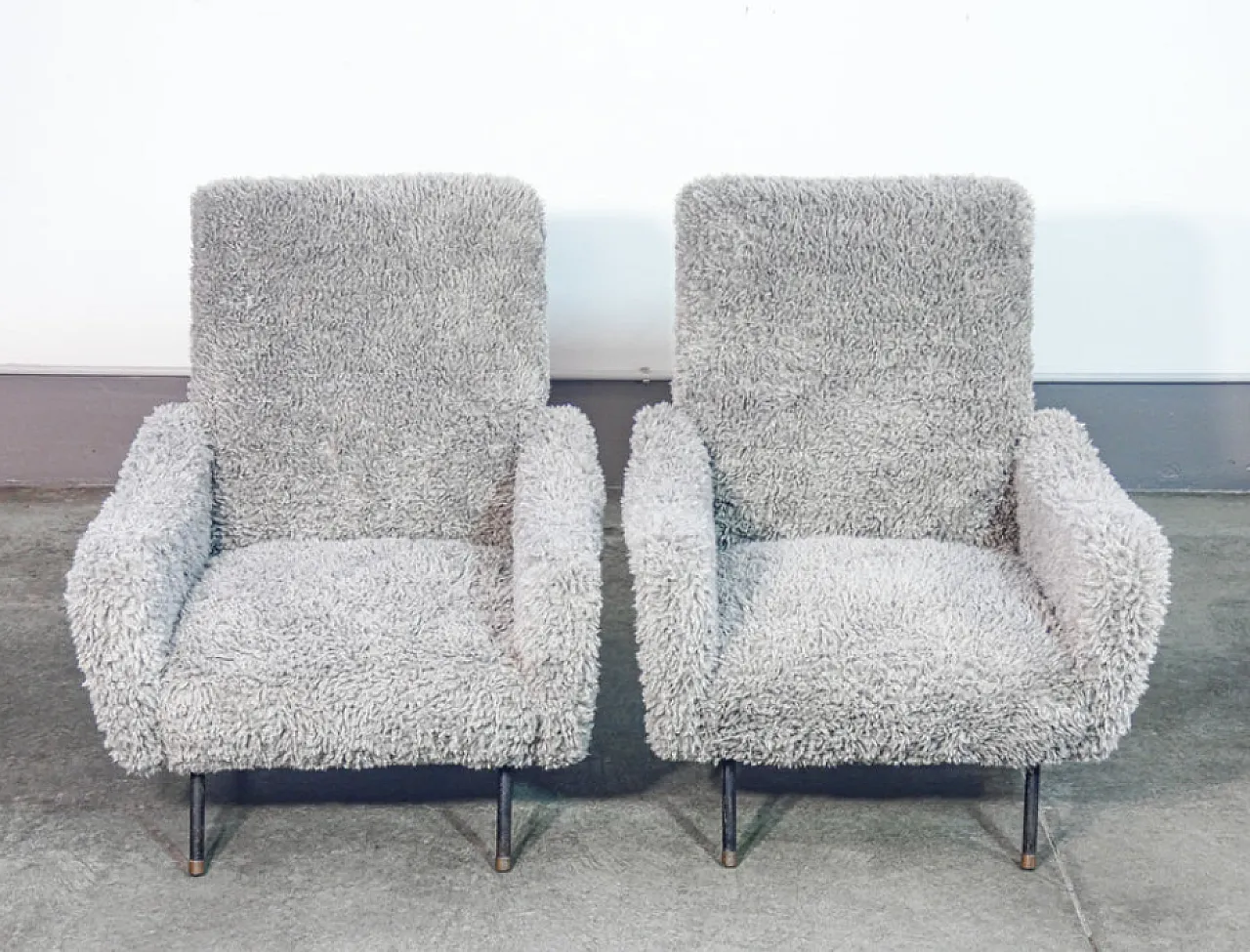 Pair of Lady armchairs by Zanuso, 1950s 3