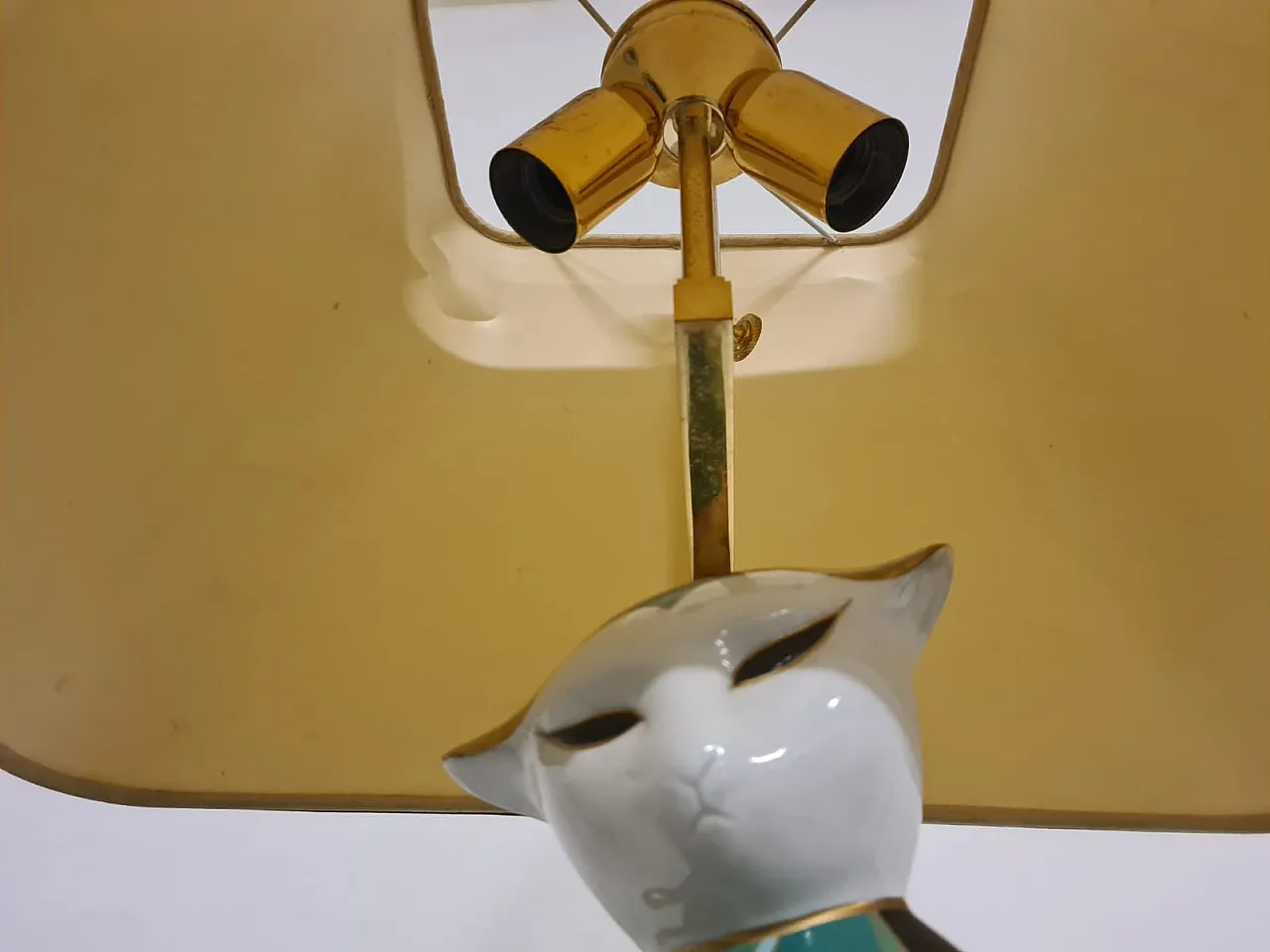 Cat lamp Le Porcellane artistic manufacture 2