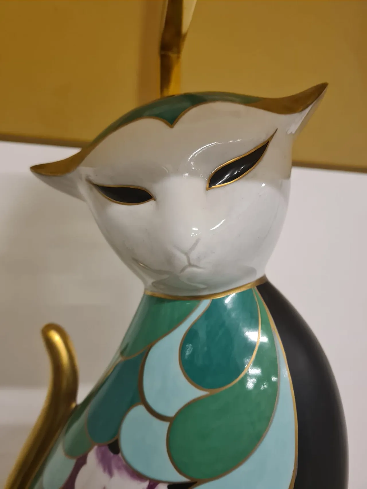 Cat lamp Le Porcellane artistic manufacture 8