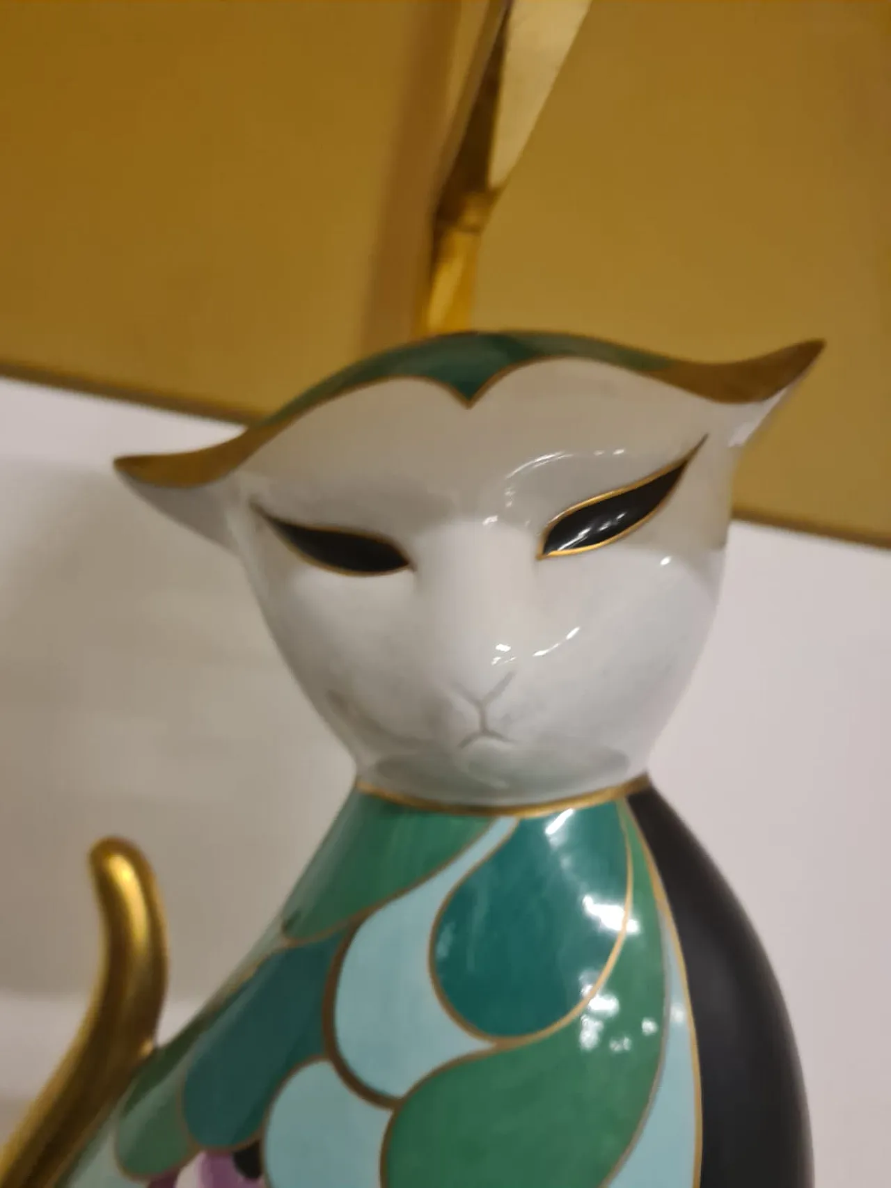 Cat lamp Le Porcellane artistic manufacture 9