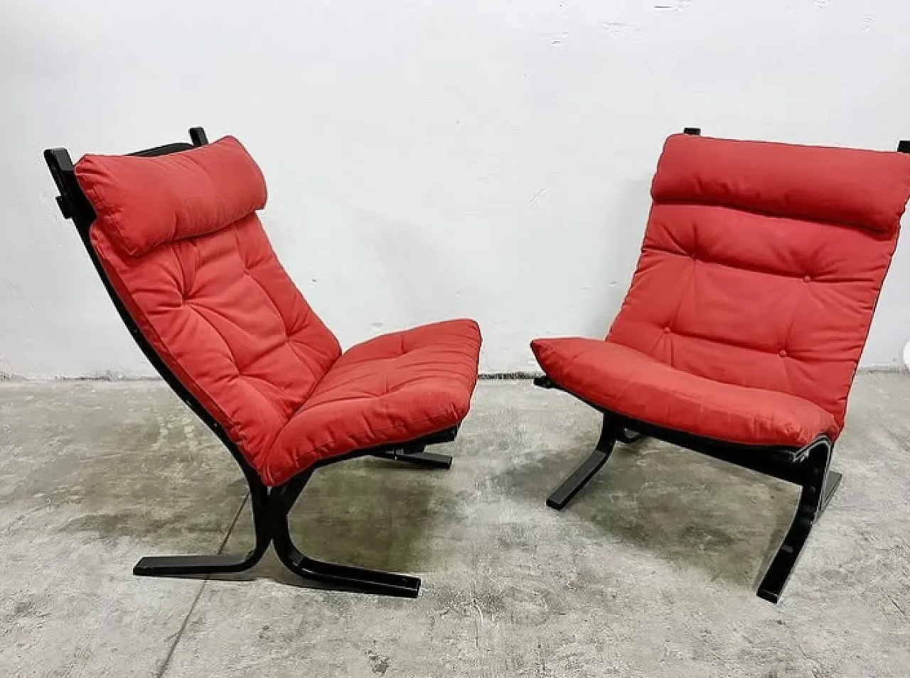 Pair of Siesta armchairs by Ingmar Relling for Westnofa, 1960s 1