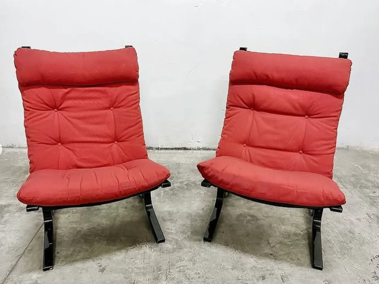 Pair of Siesta armchairs by Ingmar Relling for Westnofa, 1960s 6