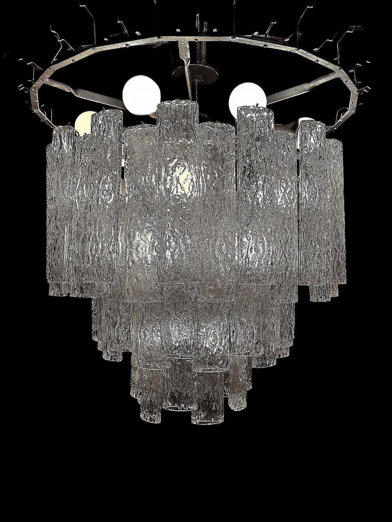 Murano Blown Glass Chandelier, 1970s 4