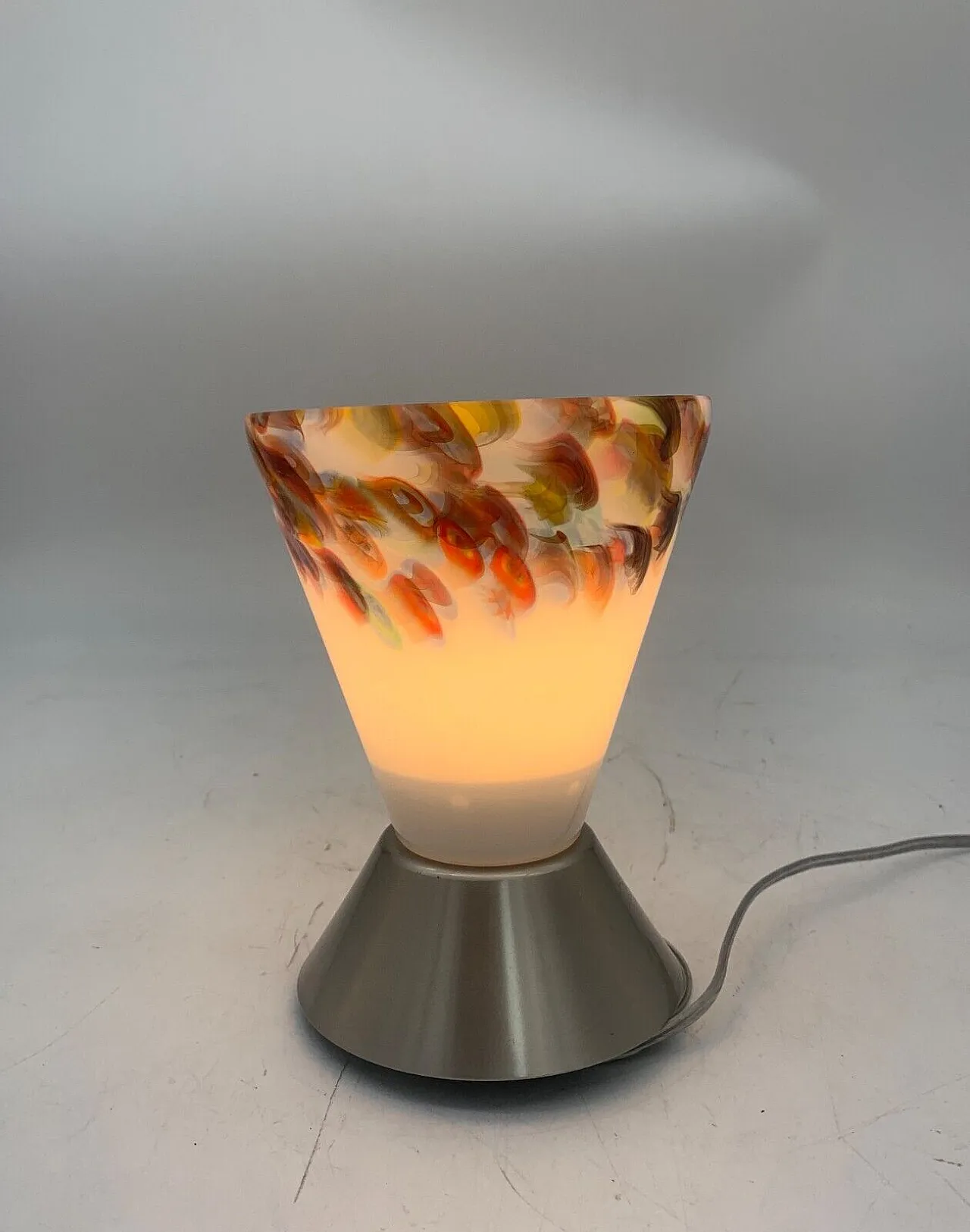 Sylcom Murano glass ceiling lamp with murrine, 1980s 1