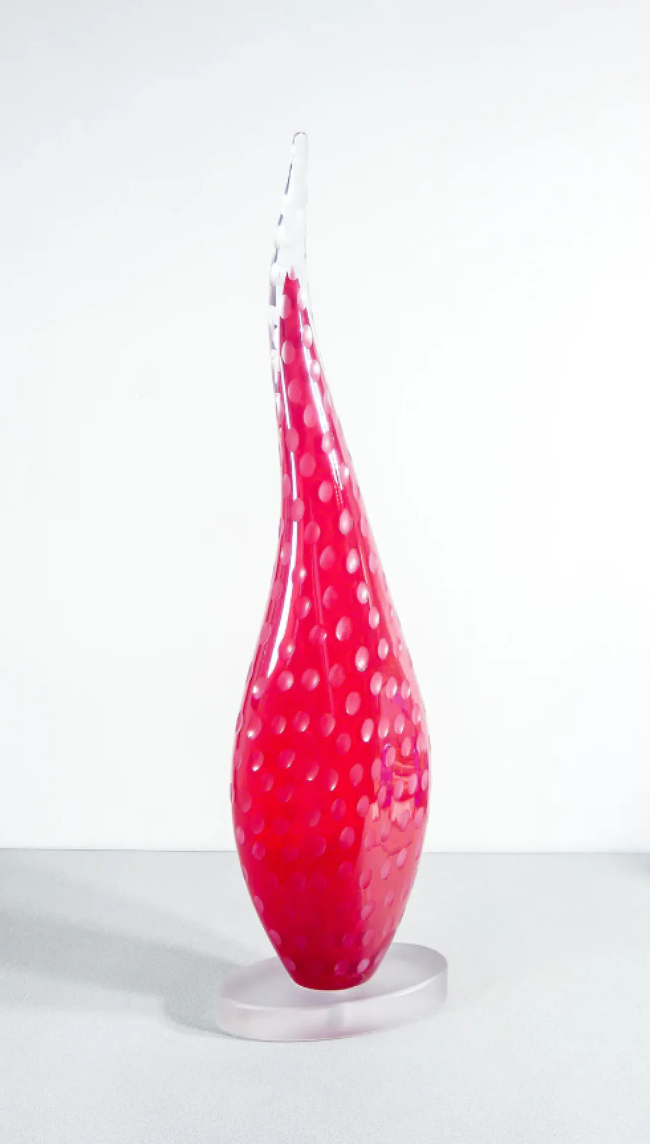 Vela di Simone cenedese, scultura in vetro di Murano, anni 2000 1